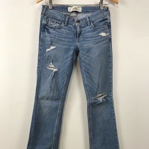Hollister Womens Distressed Bootcut Jeans Size 5